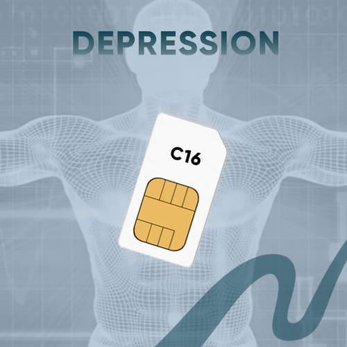 Depression Chipkarte (Nach Dr. Clark - C16)