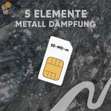 Metall Dämpfung Chipkarte - 5 Elemente